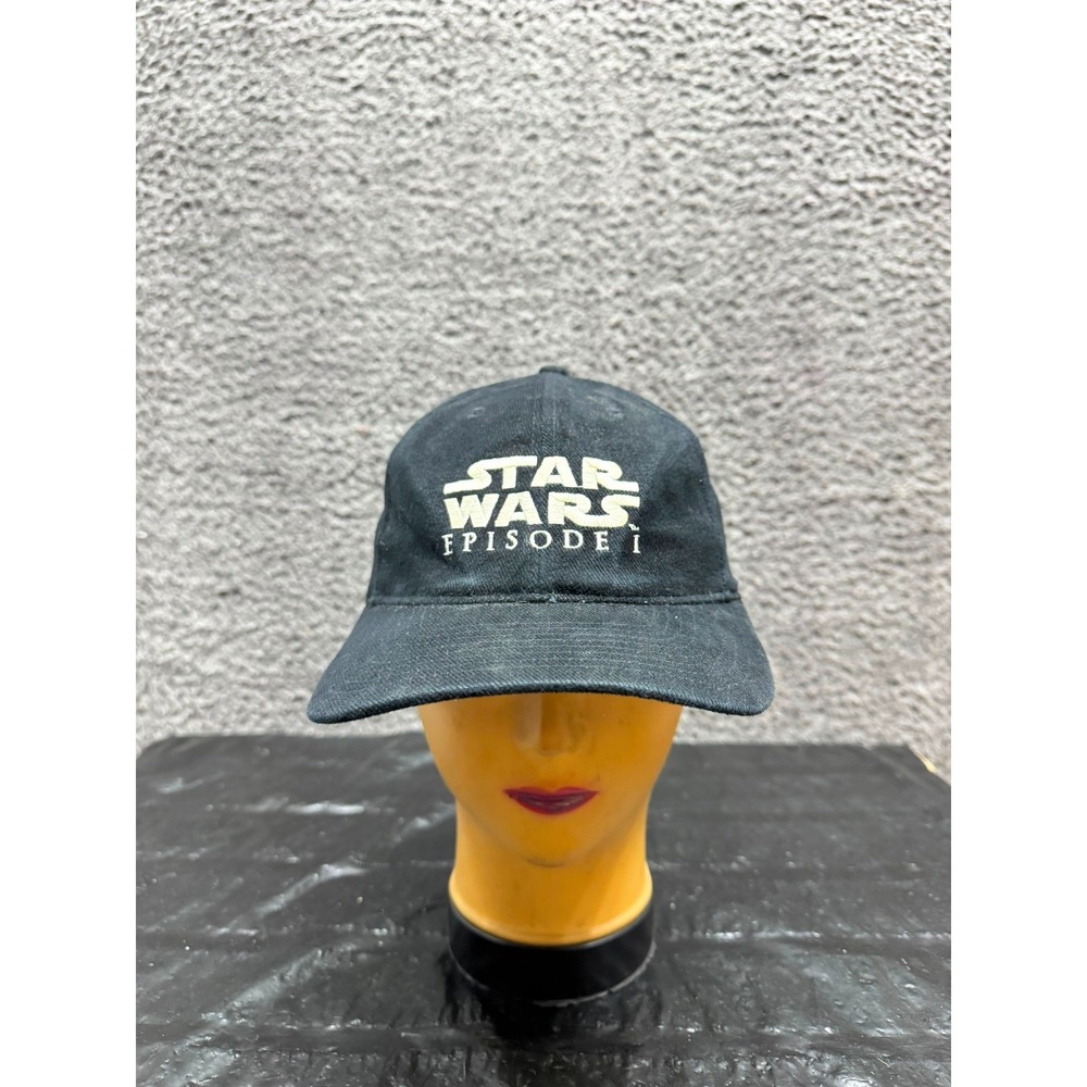 Vintage 1999 Star Wars Episode 1 Pepsi Strapback Baseball Cap Black One Size